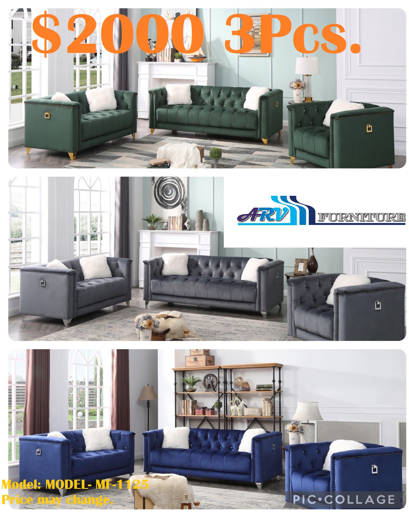 MODERN SOFA LOVE SEAT CHAIR FABRIC ARV FURNITURE MISSISSAUGA ONTARIO CANADA ARV Furniture Flyer